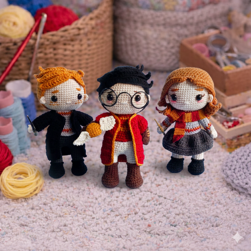 Wizard Amigurumi Crochet Pattern