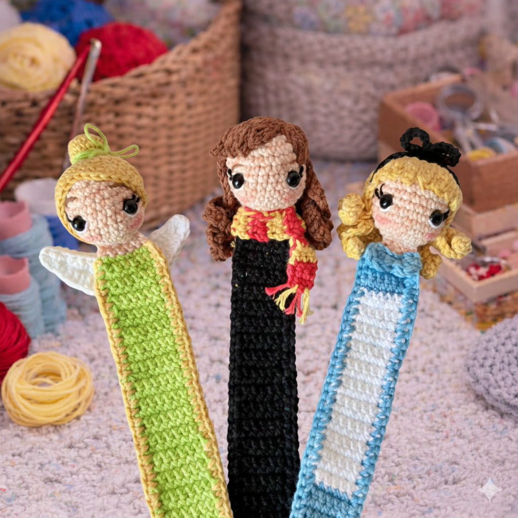 Character Crochet Bookmarks Pattern
