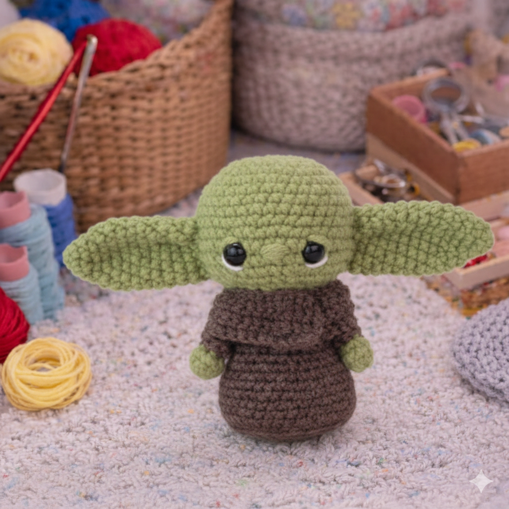 Alien Baby Amigurumi Crochet Pattern