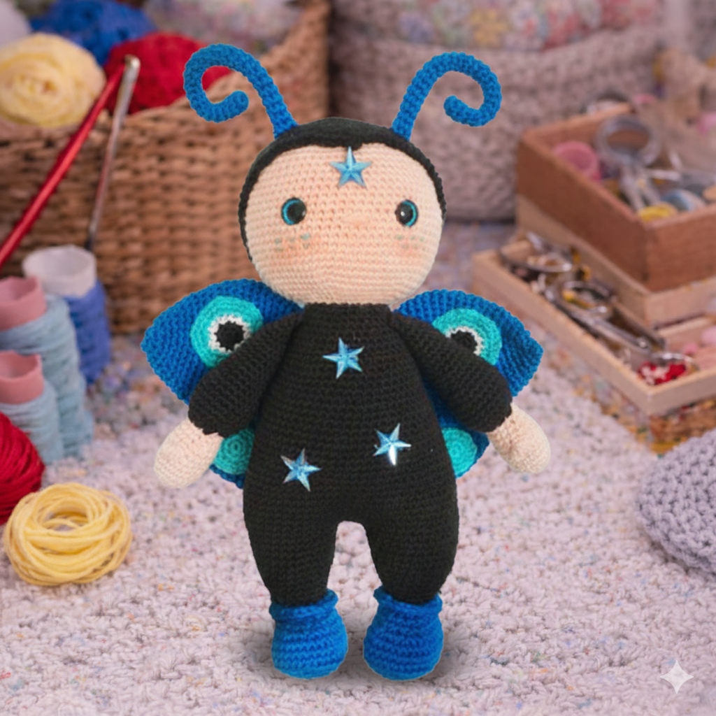 Butterfly Tamara Amigurumi Crochet Pattern