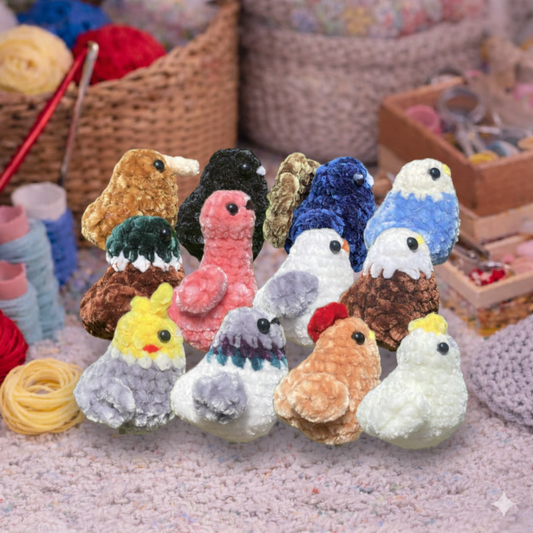 Bird 12-in-1 Amigurumi Crochet Pattern