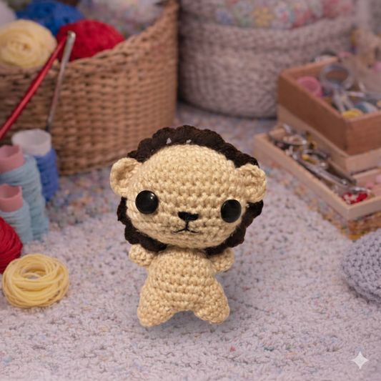 Beginner Lion Amigurumi Crochet Pattern