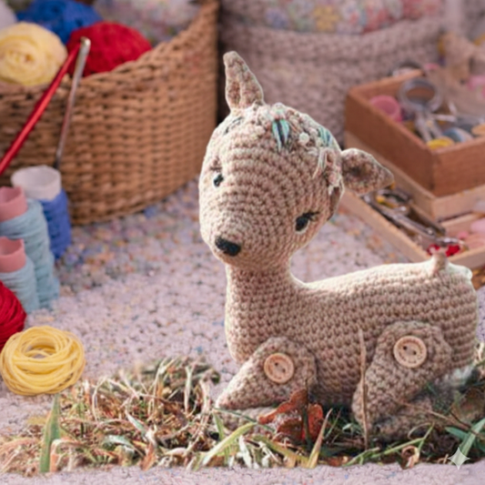 Gazella Animal Amigurumi Crochet Pattern